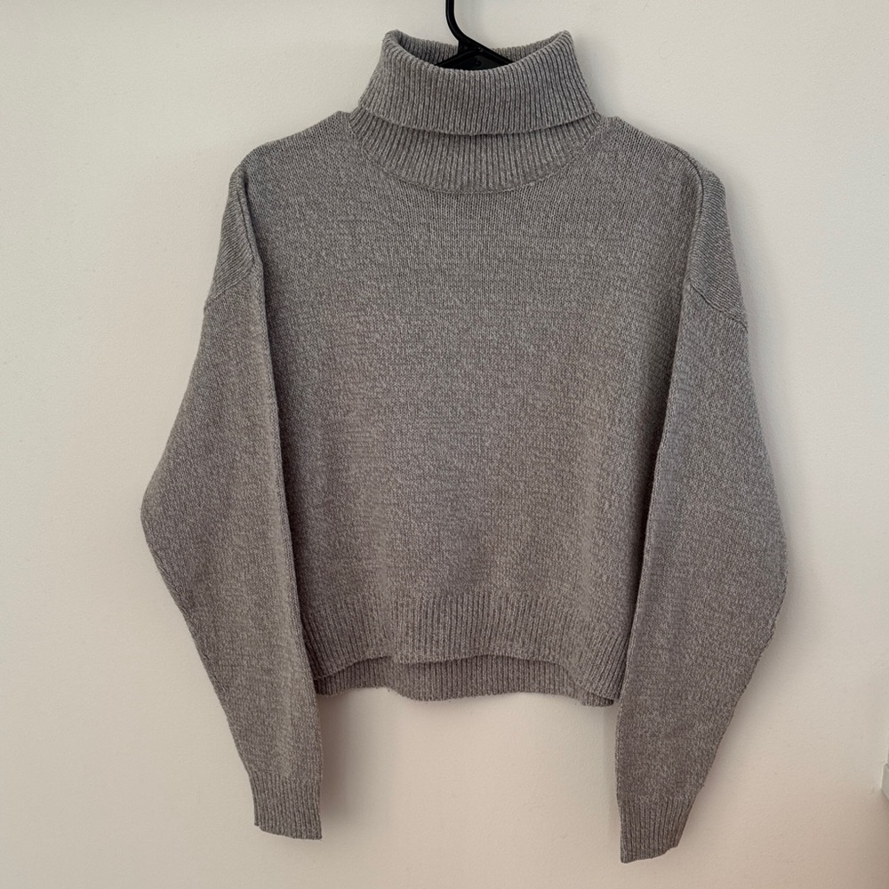 H&M Classic Gray Cowl Neck Sweater